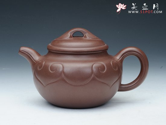 紫砂壶图片：仿古如意 - 宜兴紫砂壶网