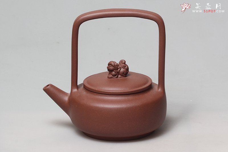 紫砂壶图片：祥狮提梁 - 宜兴紫砂壶网