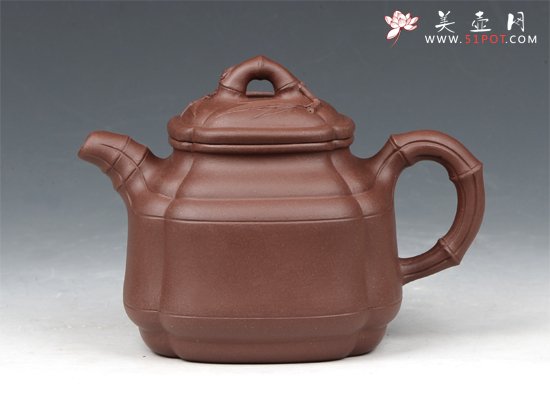 紫砂壶图片：竹鼎 - 宜兴紫砂壶网