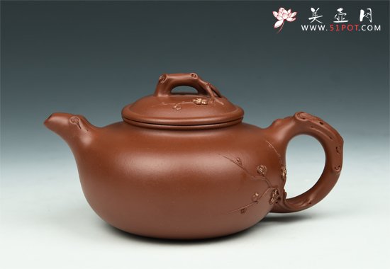 紫砂壶图片：松竹梅 - 宜兴紫砂壶网