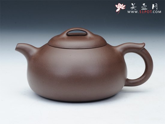 紫砂壶图片：过桥扁腹 - 宜兴紫砂壶网