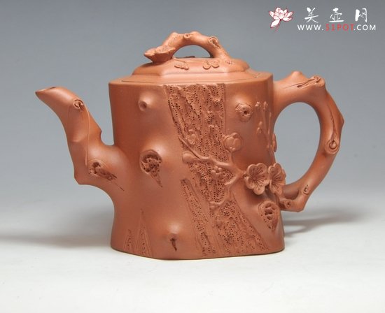 紫砂壶图片：梅开五福 - 宜兴紫砂壶网