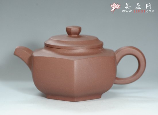 紫砂壶图片：小六方 - 宜兴紫砂壶网