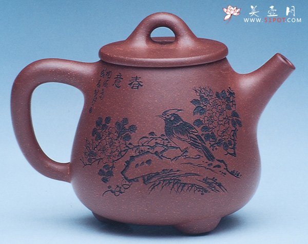 紫砂壶图片：高石瓢 - 宜兴紫砂壶网