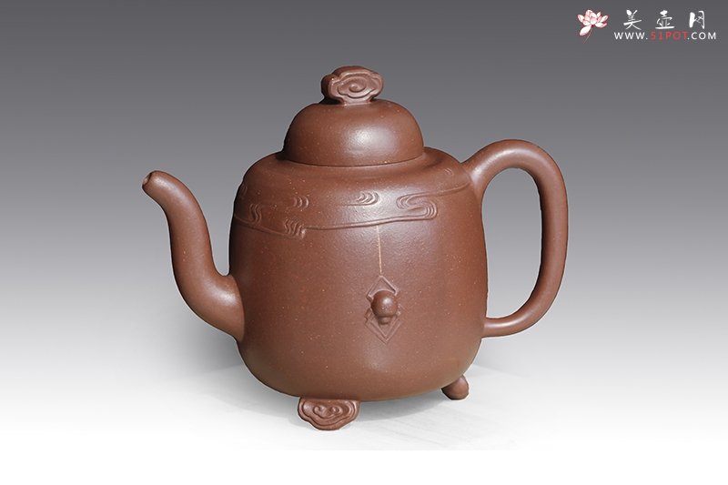 紫砂壶图片：喜从天降 - 宜兴紫砂壶网