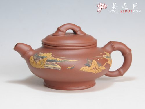 紫砂壶图片：祝福壶 - 宜兴紫砂壶网