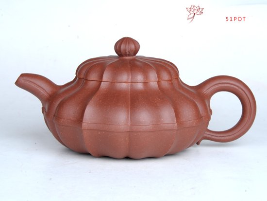 紫砂壶图片：腰线合菱 - 宜兴紫砂壶网