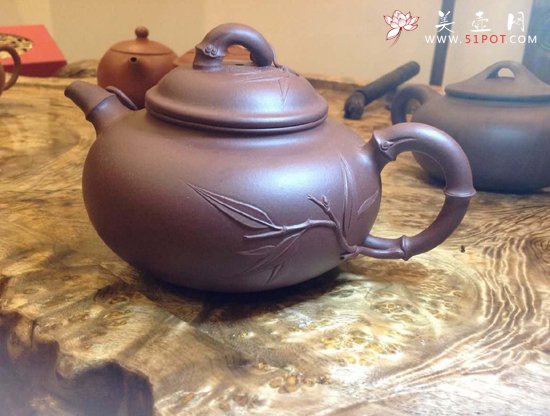 紫砂壶图片：竹韵 - 宜兴紫砂壶网