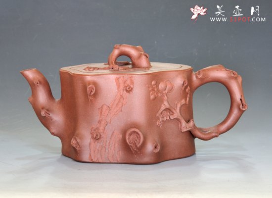 紫砂壶图片：梅桩（薄胎） - 宜兴紫砂壶网