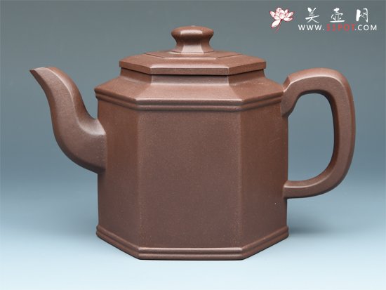 紫砂壶图片：六方玉柱 - 宜兴紫砂壶网