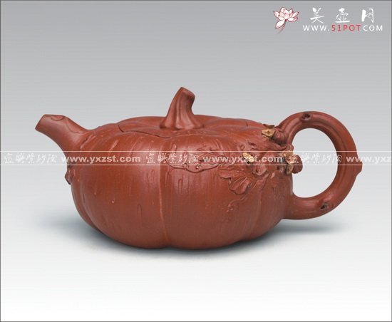紫砂壶图片：南瓜 - 宜兴紫砂壶网