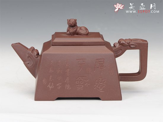紫砂壶图片：虎虎生威 - 宜兴紫砂壶网