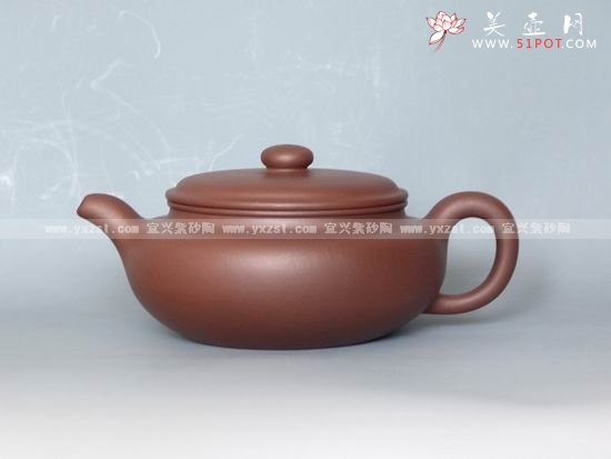 紫砂壶图片：大扁鼓 - 宜兴紫砂壶网