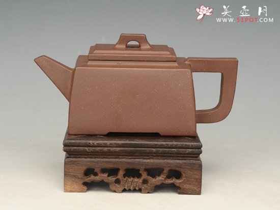 紫砂壶图片：升方  容量：350cc - 宜兴紫砂壶网