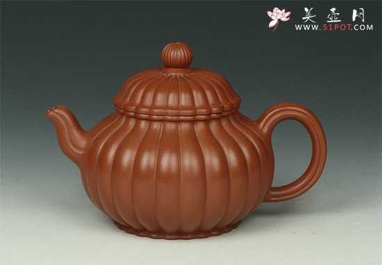 紫砂壶图片：筋囊菊蕾 - 宜兴紫砂壶网