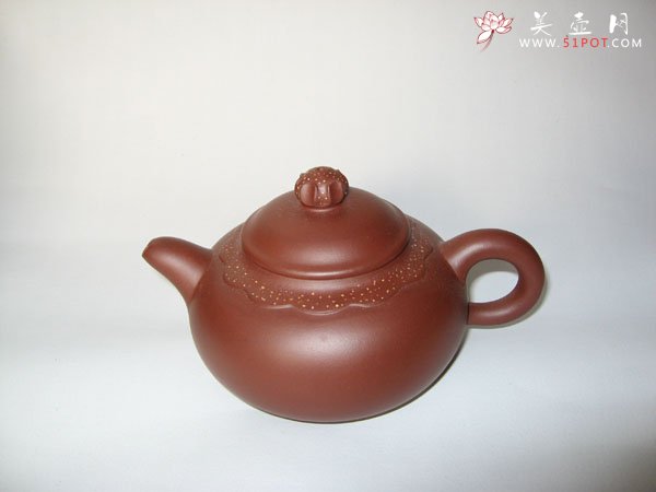 紫砂壶图片：混砂扁珠 - 宜兴紫砂壶网