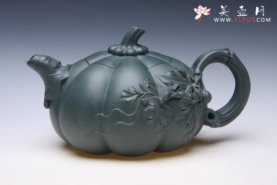 紫砂壶图片：大南瓜壶 - 宜兴紫砂壶网
