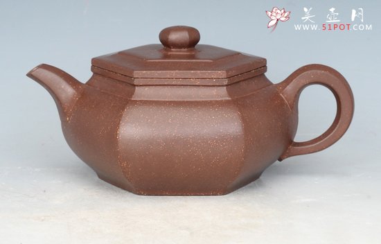 紫砂壶图片：大彬六方 - 宜兴紫砂壶网
