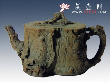 紫砂壶图片：松段壶 - 宜兴紫砂壶网