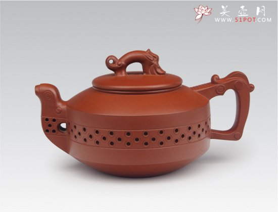 紫砂壶图片：龙凤呈祥 - 宜兴紫砂壶网