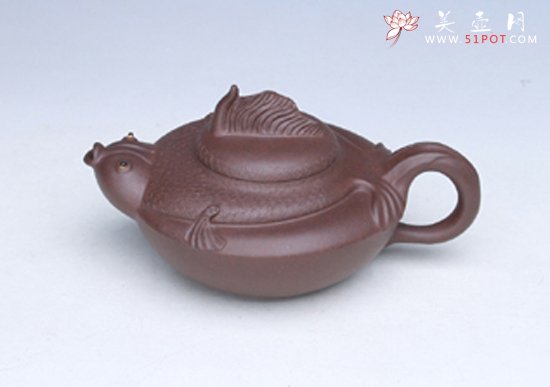 紫砂壶图片：吉庆有余 - 宜兴紫砂壶网