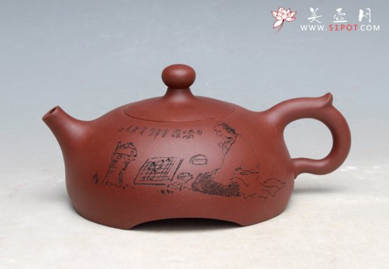 紫砂壶图片：半月壶 - 宜兴紫砂壶网