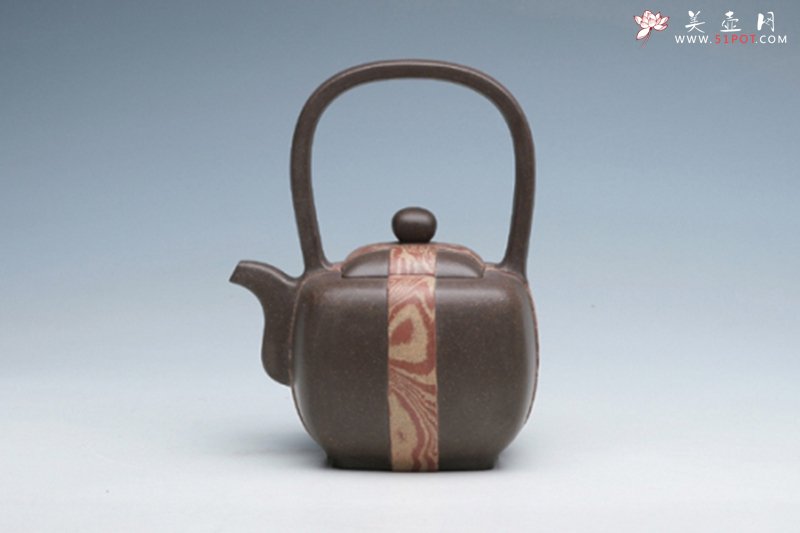 紫砂壶图片：咏馨提梁 - 宜兴紫砂壶网