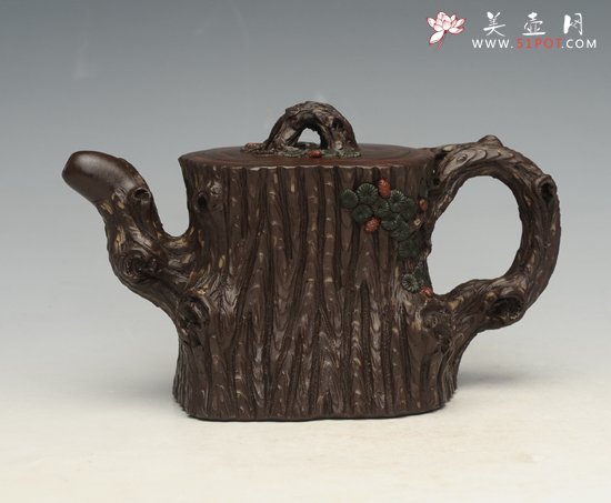 紫砂壶图片：高寿松   容量：250cc - 宜兴紫砂壶网