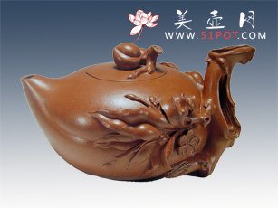 紫砂壶图片：桃圣 - 宜兴紫砂壶网