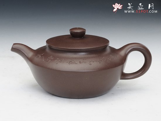 紫砂壶图片：汉扁 - 宜兴紫砂壶网