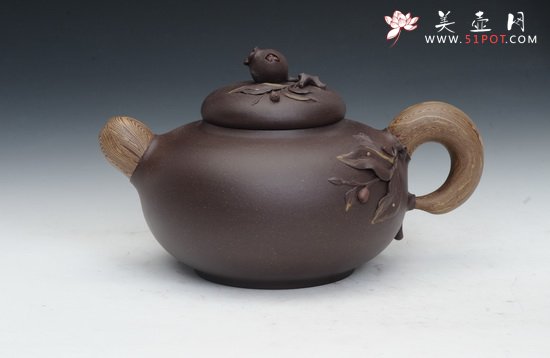 紫砂壶图片：榴开百子 - 宜兴紫砂壶网