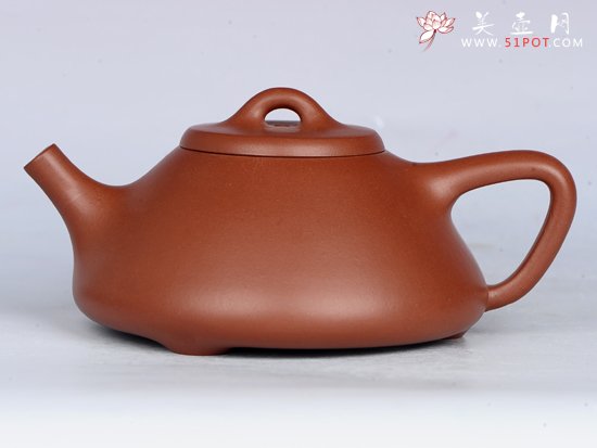 紫砂壶图片：石瓢（朱泥） - 宜兴紫砂壶网