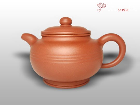 紫砂壶图片：三线掇只 - 宜兴紫砂壶网