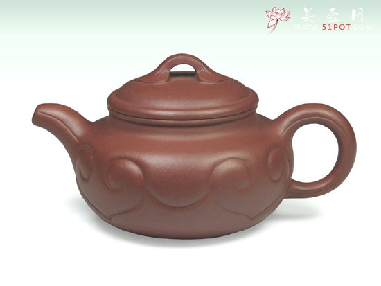 紫砂壶图片：仿古如意 - 宜兴紫砂壶网