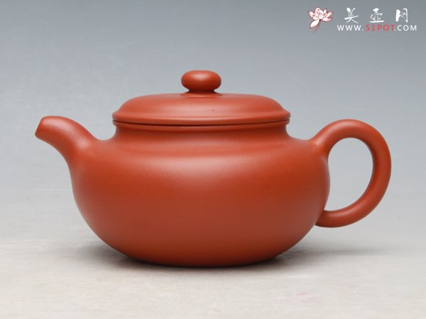 紫砂壶图片：朱泥仿古 180CC - 宜兴紫砂壶网