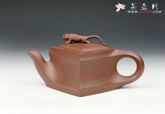 紫砂壶图片：虎虎生威 - 宜兴紫砂壶网