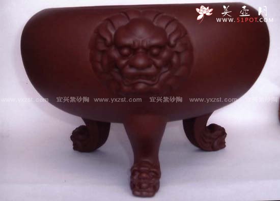 紫砂壶图片：香炉 - 宜兴紫砂壶网