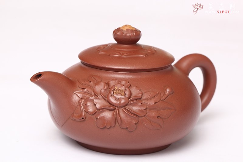 紫砂壶图片：花开富贵 - 宜兴紫砂壶网
