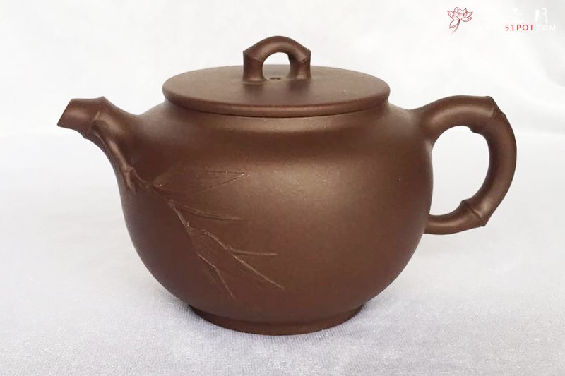 紫砂壶图片：竹韵 - 宜兴紫砂壶网