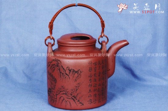 紫砂壶图片：洋桶壶2 - 宜兴紫砂壶网