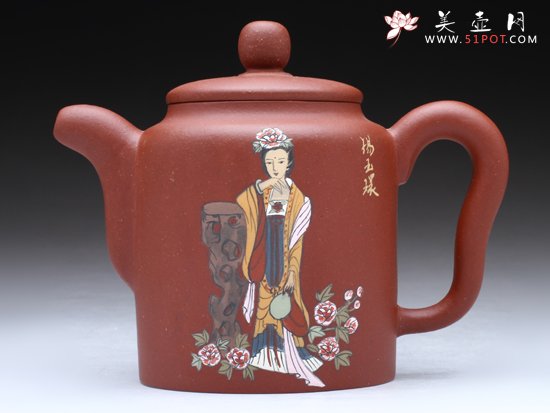 紫砂壶图片：四大美女――杨玉环 - 宜兴紫砂壶网