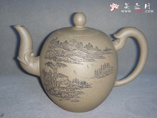 紫砂壶图片：龙蛋壶 - 宜兴紫砂壶网