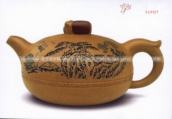 紫砂壶图片：富贵蝉声 - 宜兴紫砂壶网