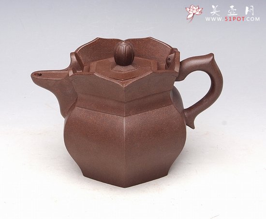 紫砂壶图片：僧帽壶二 - 宜兴紫砂壶网