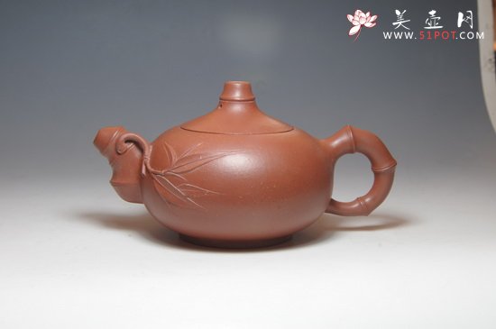 紫砂壶图片：平安竹 - 宜兴紫砂壶网