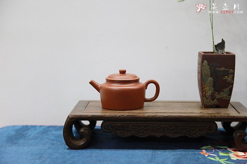 紫砂壶图片：朱泥小德钟 - 宜兴紫砂壶网
