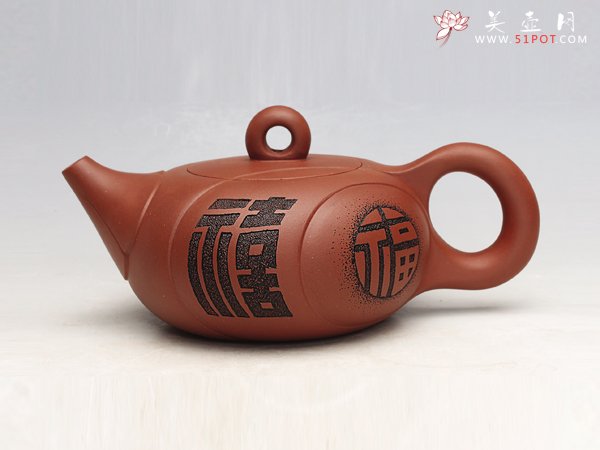 紫砂壶图片：福禄寿喜壶 - 宜兴紫砂壶网