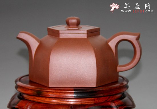 紫砂壶图片：六方乐钟 - 宜兴紫砂壶网