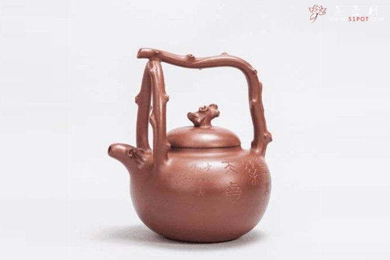 紫砂壶图片：东坡提梁 - 宜兴紫砂壶网