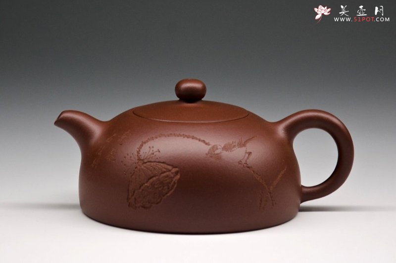 紫砂壶图片：半月壶 - 宜兴紫砂壶网